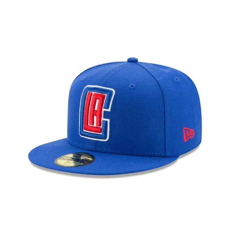 NBA Los Angeles Clippers Team Color 59Fifty Fitted (NPH4877) - Blue New Era Caps